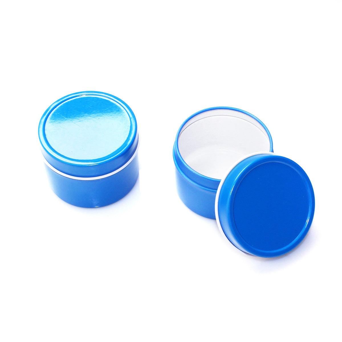 Color Deep Round Slip Cover Tin Containers