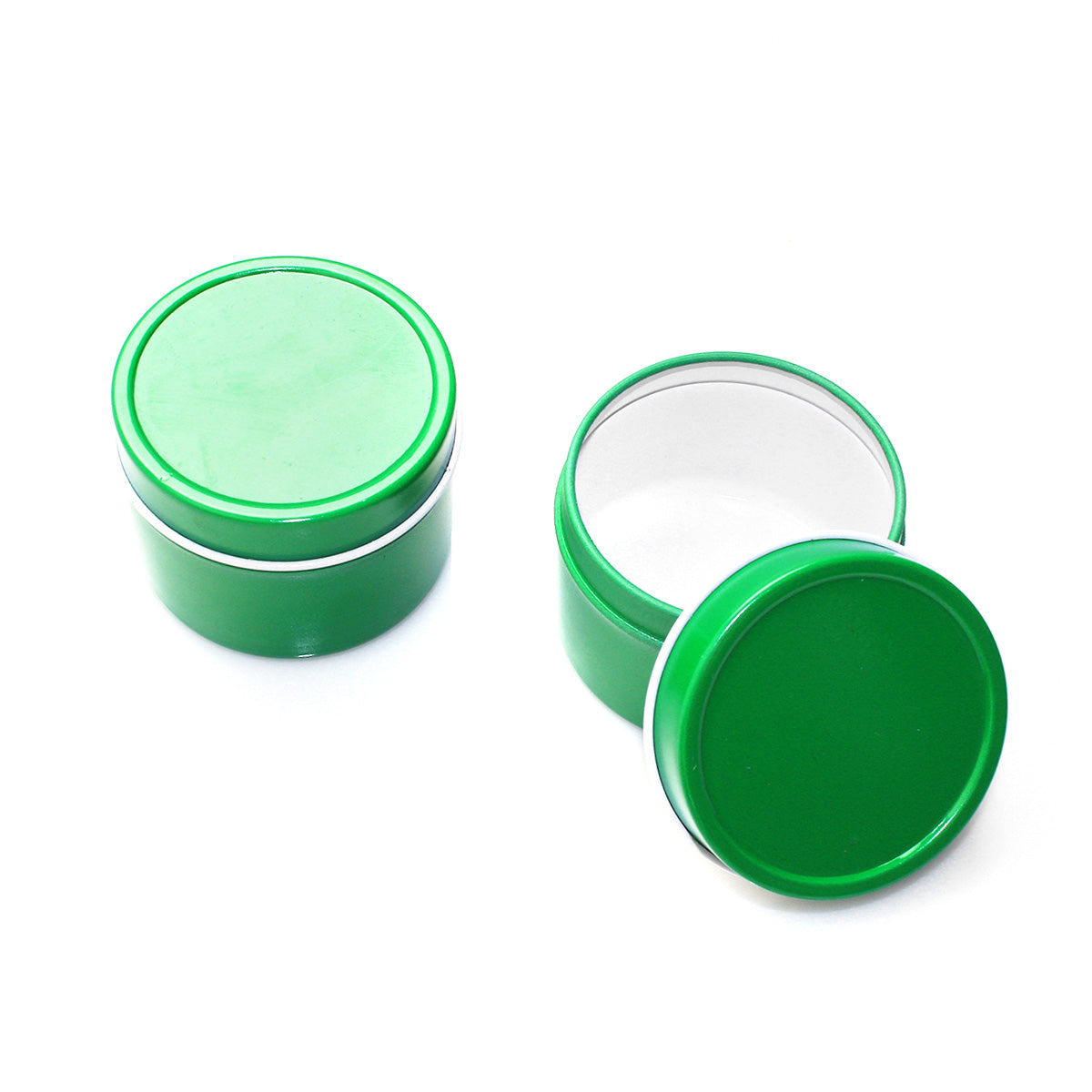 Color Deep Round Slip Cover Tin Containers