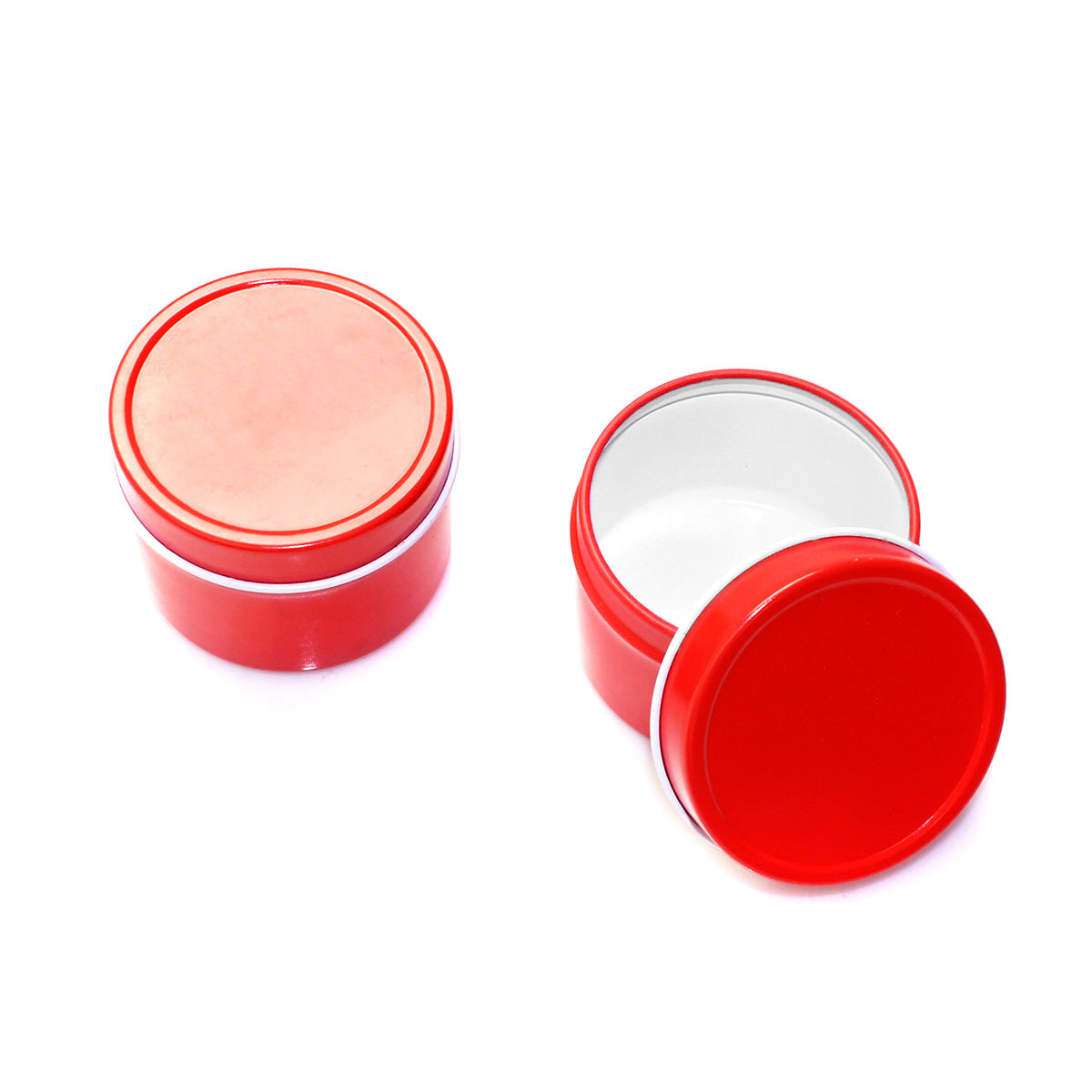 Color Deep Round Slip Cover Tin Containers